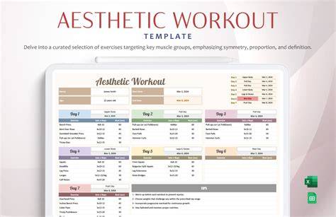fitness workout aesthetic tutorial examples tutorial guide examples