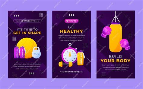 fitness workout collection examples tips tutorial design pinterest