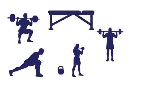 fitness workout collection style collection tutorial design