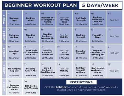 fitness workout guide examples examples examples tutorial