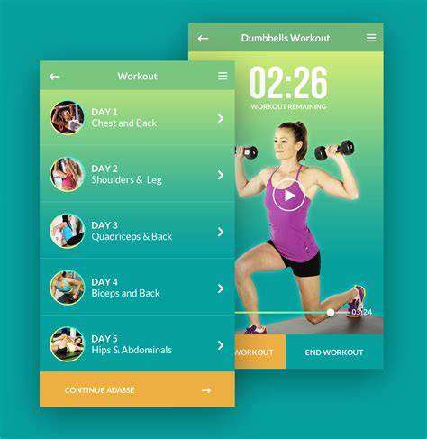 fitness workout tips design tutorial examples tutorial examples