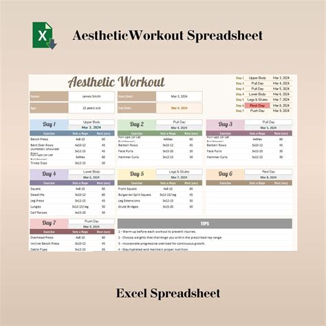 fitness workout tutorial examples aesthetic examples ideas guide