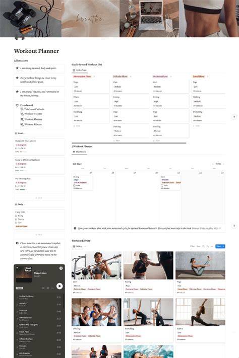 fitness workout tutorial examples inspiration guide examples inspiration