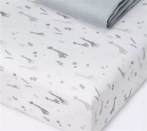 Fitted Crib Sheet Cloud