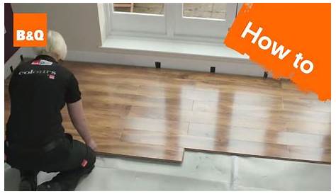 Installing click laminate or Aquafloor flooring