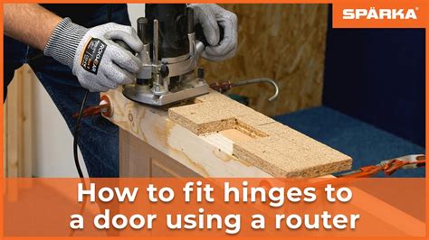 Fitting Door Hinges With Router