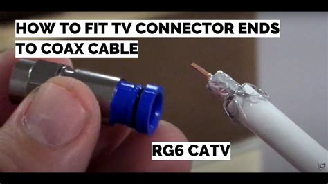fitting satellite cable connectors