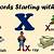 five letter words start with x