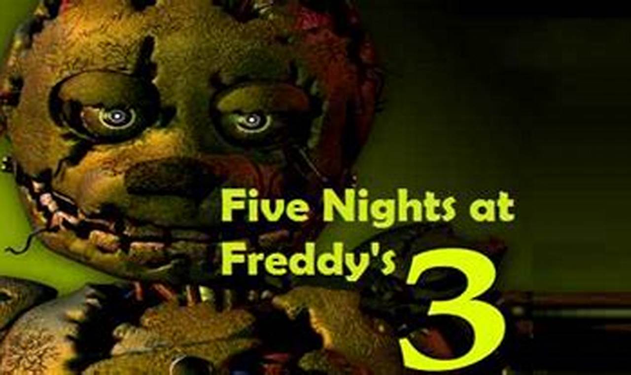 five nights at freddy's 3 apk