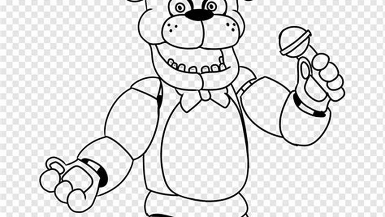 Unleash Your Creativity with Five Nights at Freddy's Clipart in Black and White