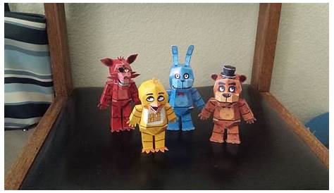 Five Nights at Freddy's papercrafts I made for my grandson. | Homemade