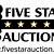 five star auctioneers calendar