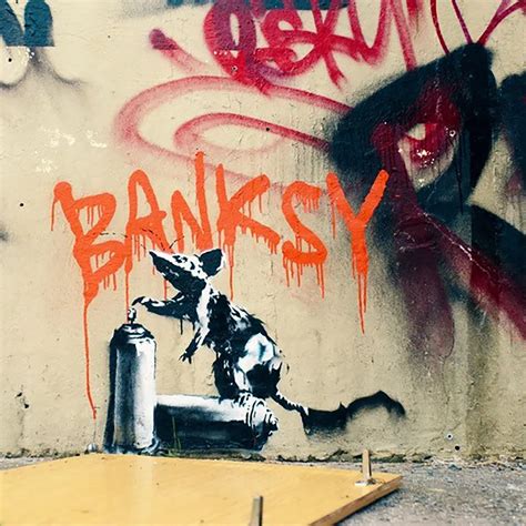 five are famous artworks by banksy