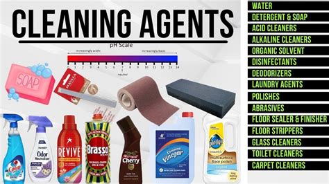 Five Example Of Cleaning Agents