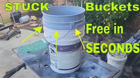 Five Gallon Buckets Stuck Together