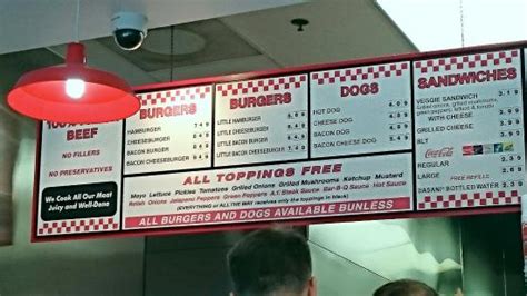 five guys canada prices