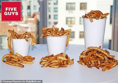 five guys fries size difference