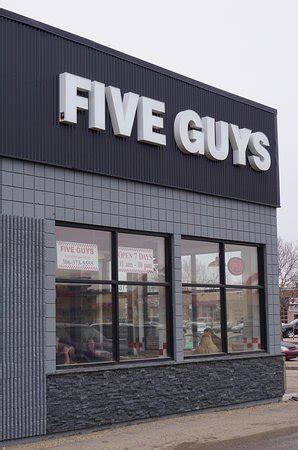 five guys menu saskatoon