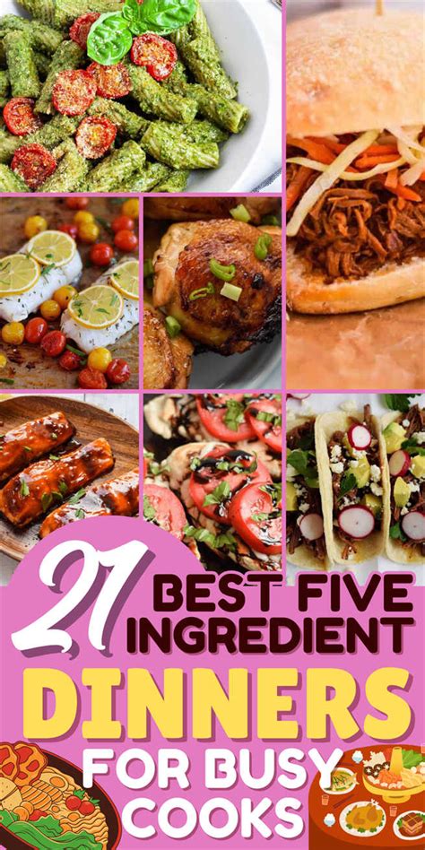 Five Ingredient Dinners For Beginners