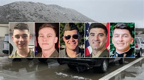 five marines killed in helicopter crash