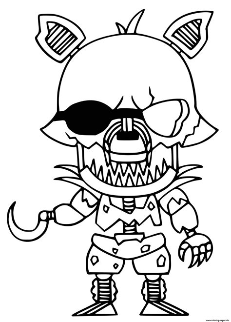 FNaF Withered Chica Coloring Pages Five Nights At Freddy's Coloring Pages Coloring Pages For