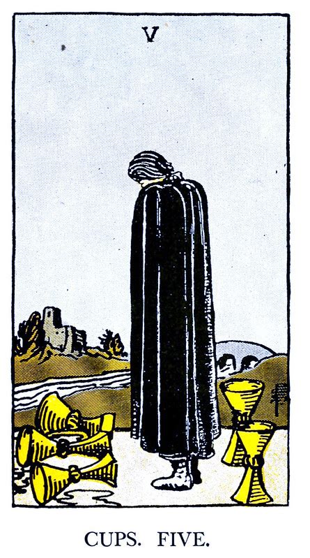 Five Of Cups Tarot Cards