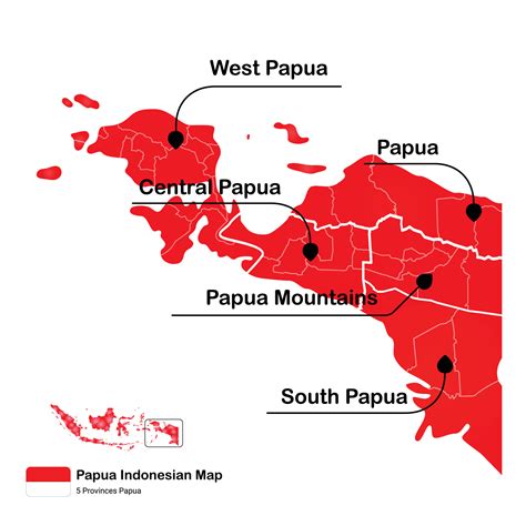 five provinces of papua indonesia