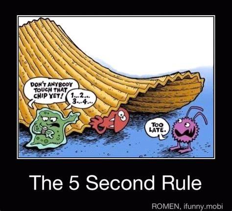 The FiveSecond Rule My Fearless Kitchen
