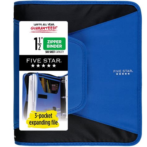 five star expandable binder