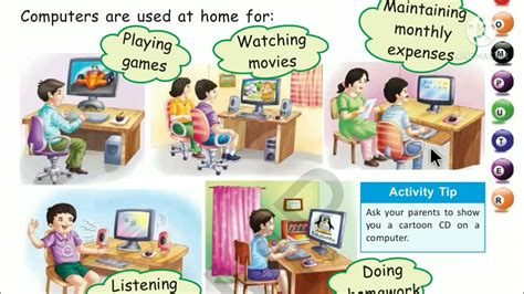 five uses of computer for class 2nd