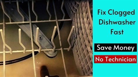 Fix A Blocked Dishwasher