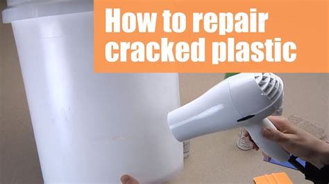 fix a crack in plastic