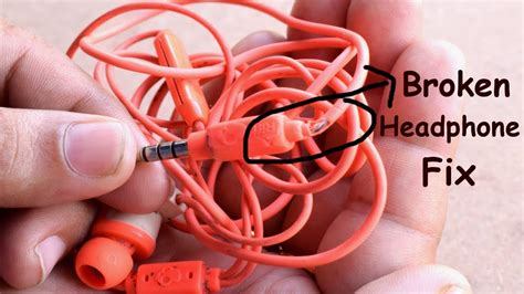 fix broken earphones