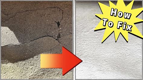 fix crumbling concrete wall