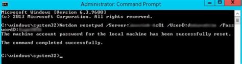 fix domain trust relationship remotely