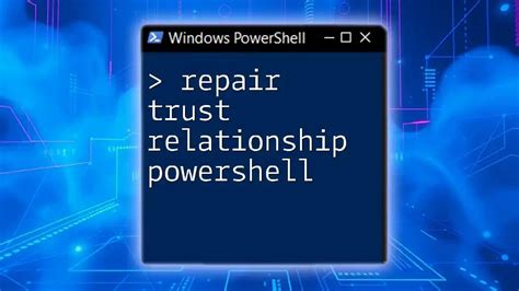 fix domain trust relationship remotely powershell