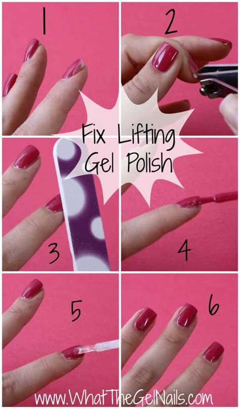 Fix Gel Polish Lifting