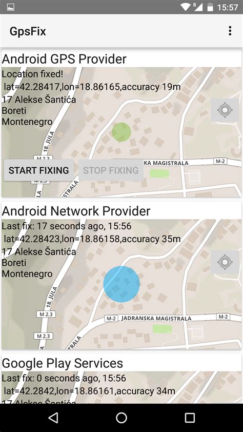 fix gps app