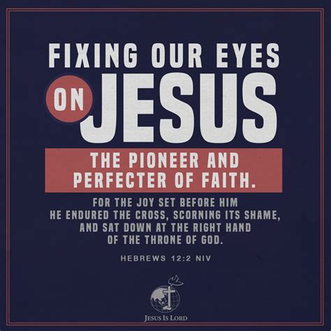 fix our eyes on jesus verse