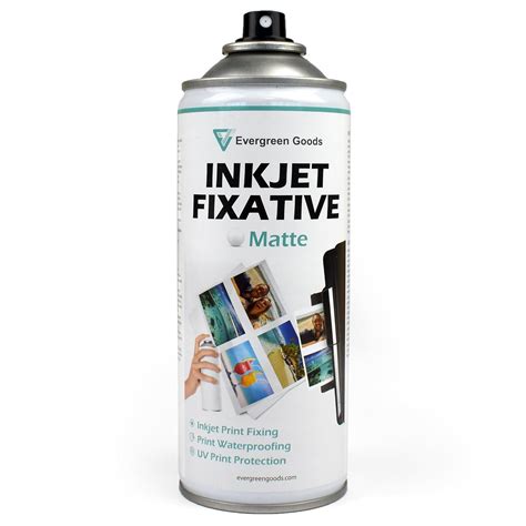 Fixative Spray For Inkjet Prints