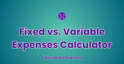 fixed and variable pay calculator