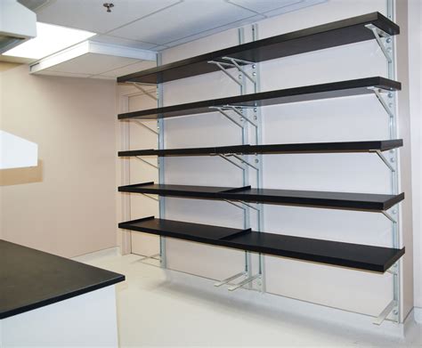 fixed mount shelving system