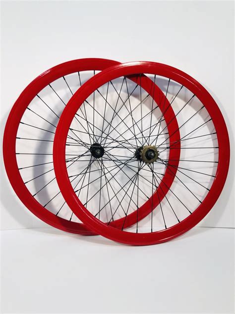 Fixie Red Wheelset