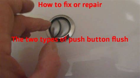 Fixing A Push Button Toilet Flush