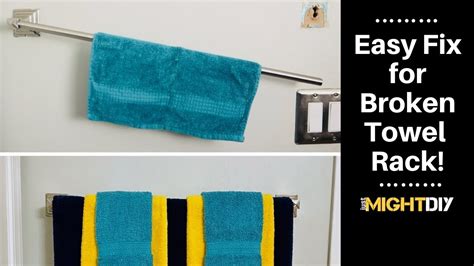 Fixing A Towel Rack