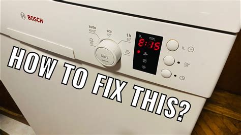 Fixing Bosch Dishwasher