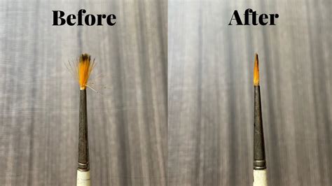 Fixing Frayed Paint Brushes