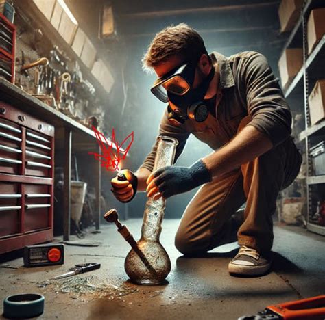 Fixing Glass Pipe With Torch