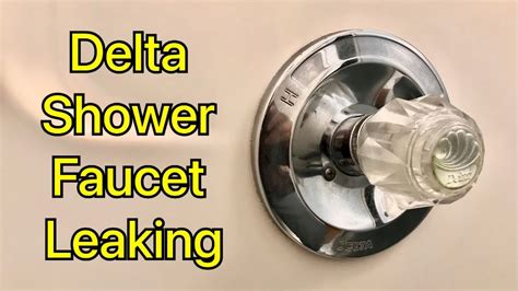 Fixing Leaking Shower Faucet Delta