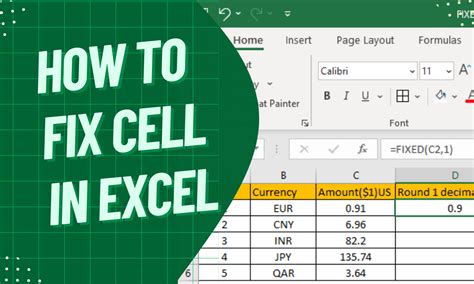 Fix cell in formula in excel Word и Excel помощь в работе с программами